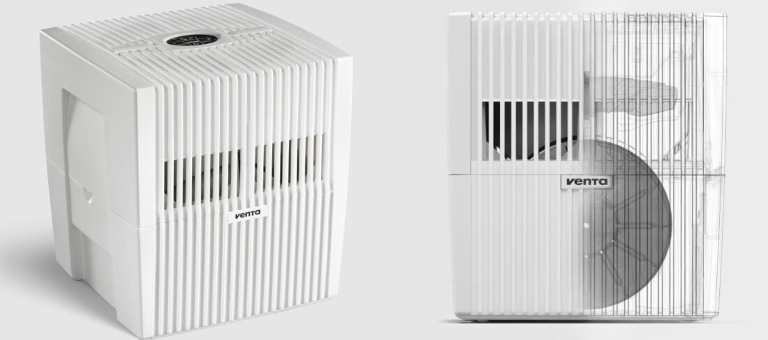 Nawilzacz ewaporacyjny VENTA Comfort Plus LW25 Bialy tryby aromaterapia tryb Auto tryb Sleep