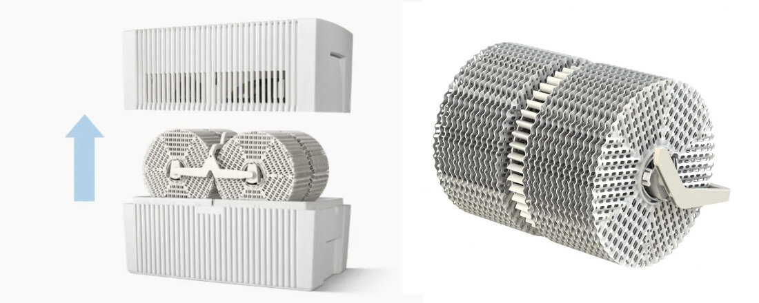 Nawilzacz ewaporacyjny VENTA Comfort Plus LW25 Bialy Higieniczny bezpieczny proces parowania dysk wielotarczowy VentWave