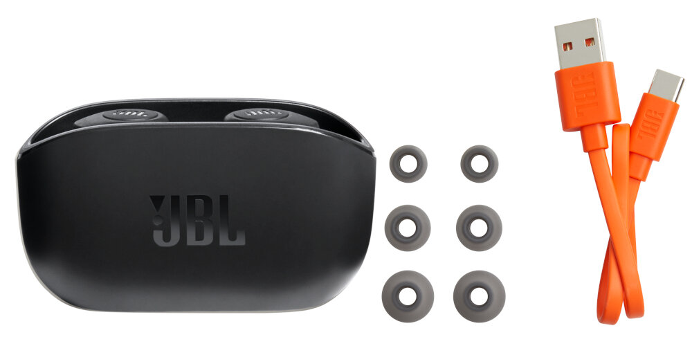 Słuchawki dokanałowe JBL Wave 100TWS zestaw