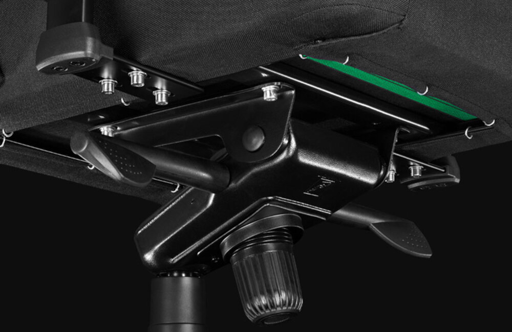 Fotel YUMISU-2053 czarny tkanina stelaz konstrukcja