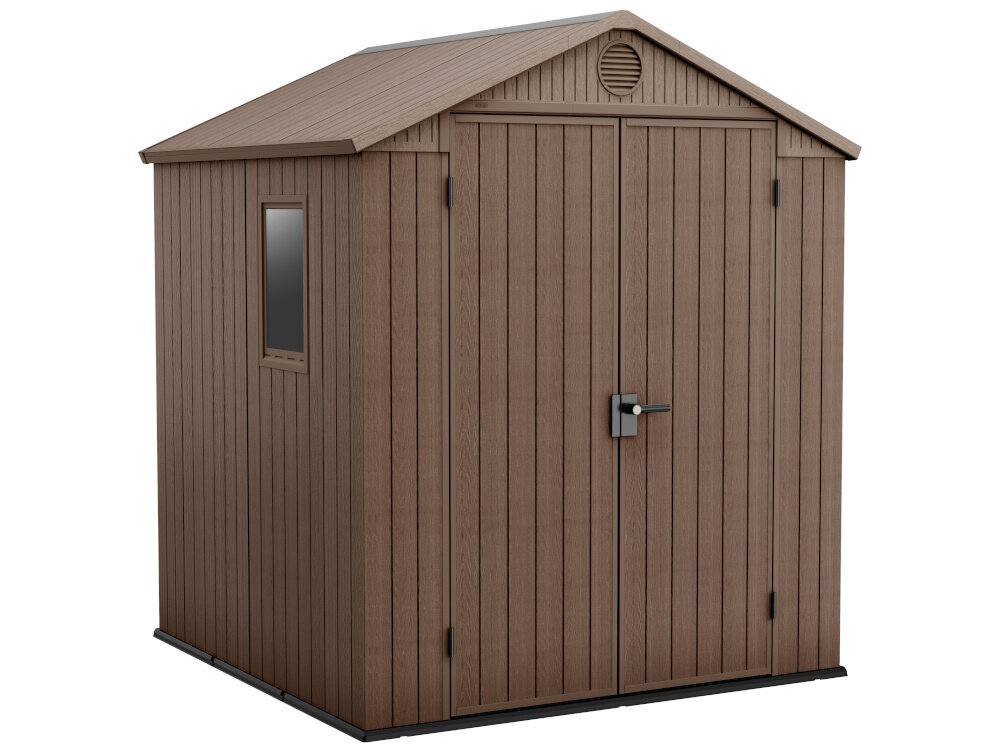 KETER darwin domek narzędzia artykuły ogrodowe schowek przechowywanie łatwy montaż