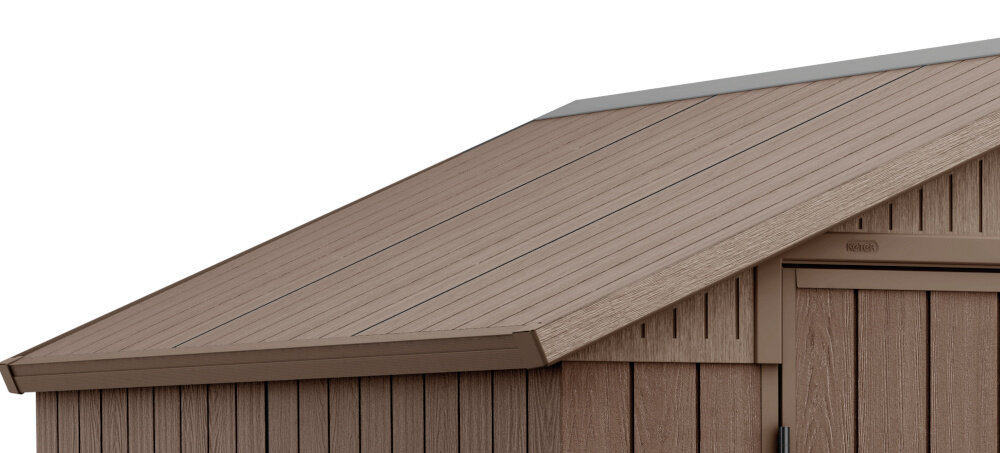 KETER domek niekorzystne warunki atmosferyczne promienie uv deszcz śnieg słońce