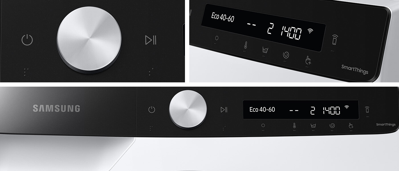 Intuicyjny panel sterowania dopasowuje pranie do Twoich potrzeb