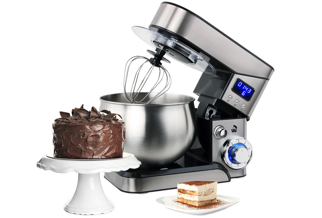 Robot kuchenny planetarny CAMRY CR 4223 1300W ciasta sosy kremy duza misa 5,0l 6 predkosci mieszania