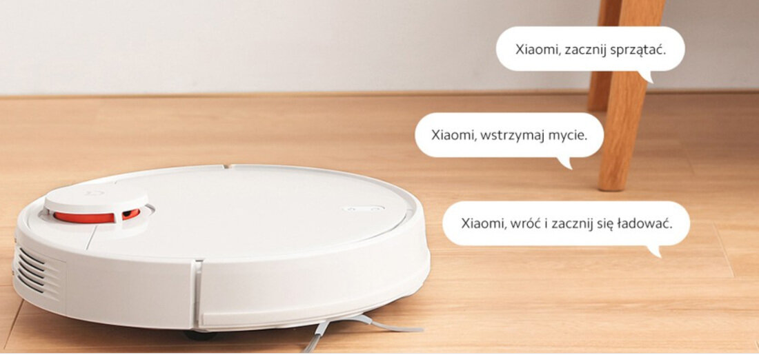 Robot sprzatajacy XIAOMI Mi Robot Vacuum-Mop Pro 2 bialy rozkazy glosowe sterowanie