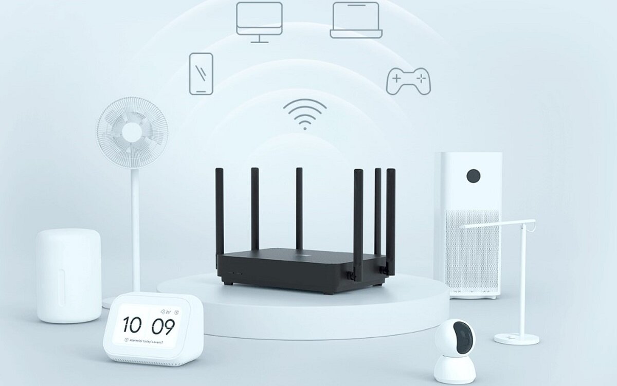 Router XIAOMI Mi AX3200 Poradzi sobie z połączeniem sieciowym dla wielu urządzeń jednocześnie Zapewnia bardziej wydajną transmisję i mniejsze opóźnienia
