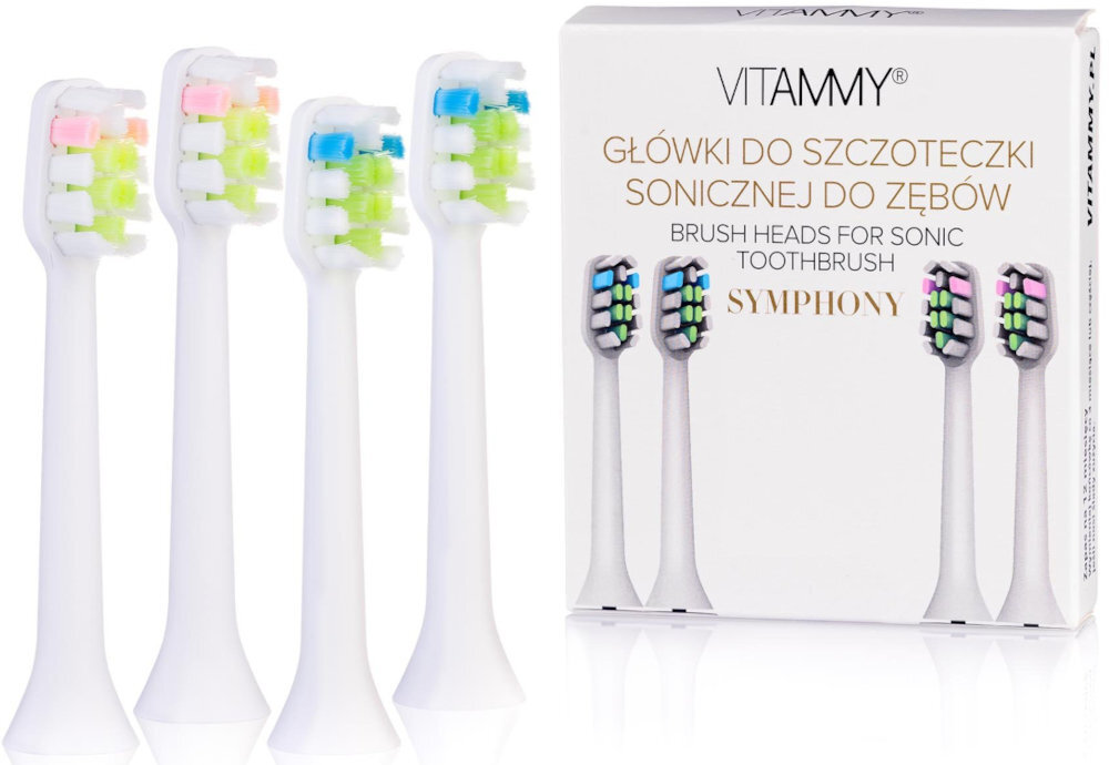Końcówka szczoteczki VITAMMY Symphony Różowy (4 szt.) elementy