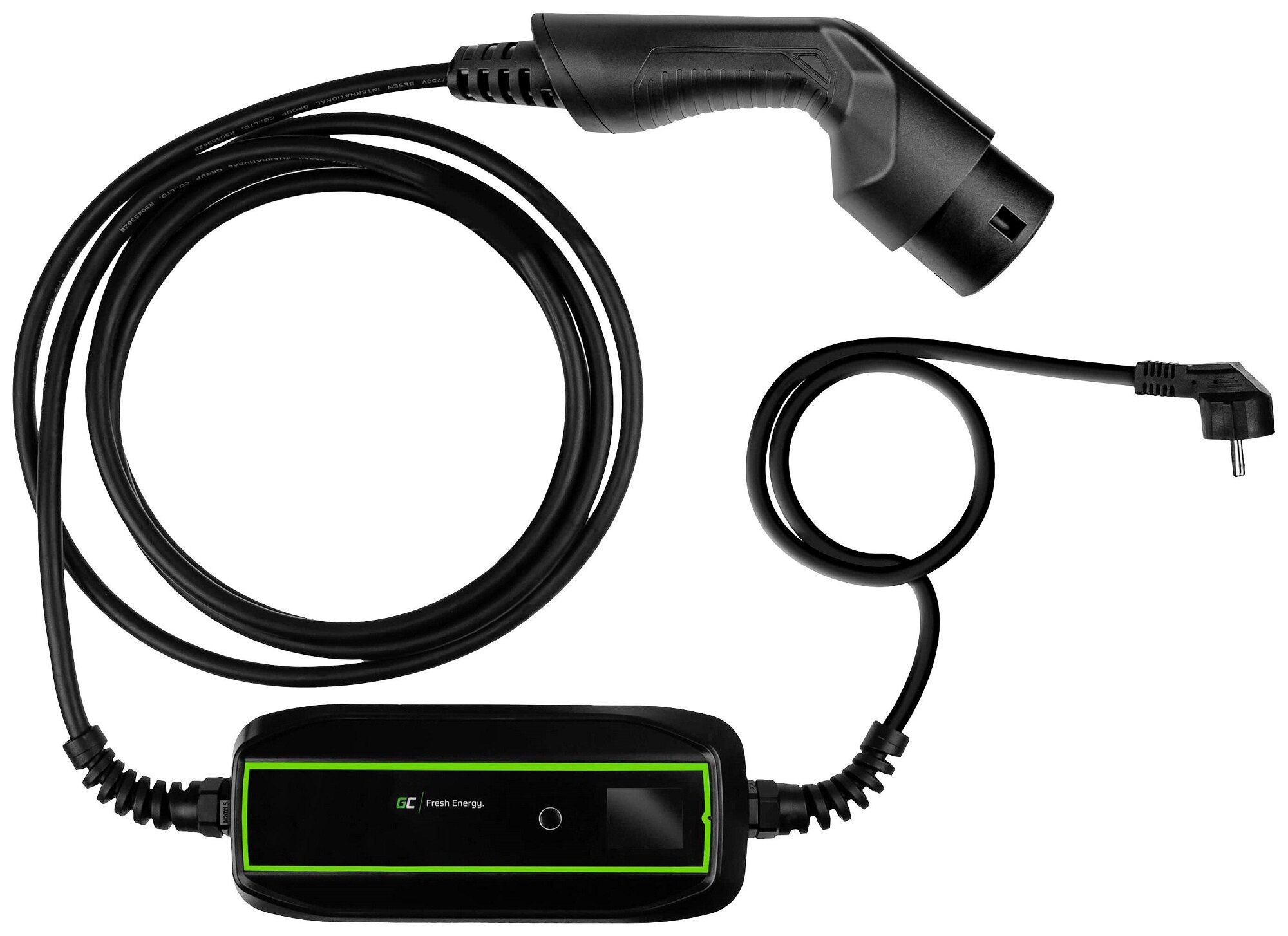 Ladowarka do samochodu elektrycznego GREEN CELL PowerCable EV16 22kW zawartosc opakowania