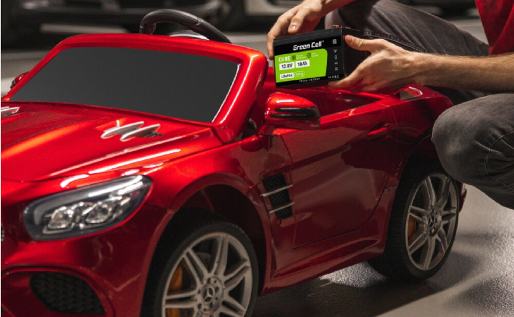 Akumulator GREEN CELL LiFePO4 12.8V 7Ah zrodlo zasilania przenosny mobilnosc bezpieczny