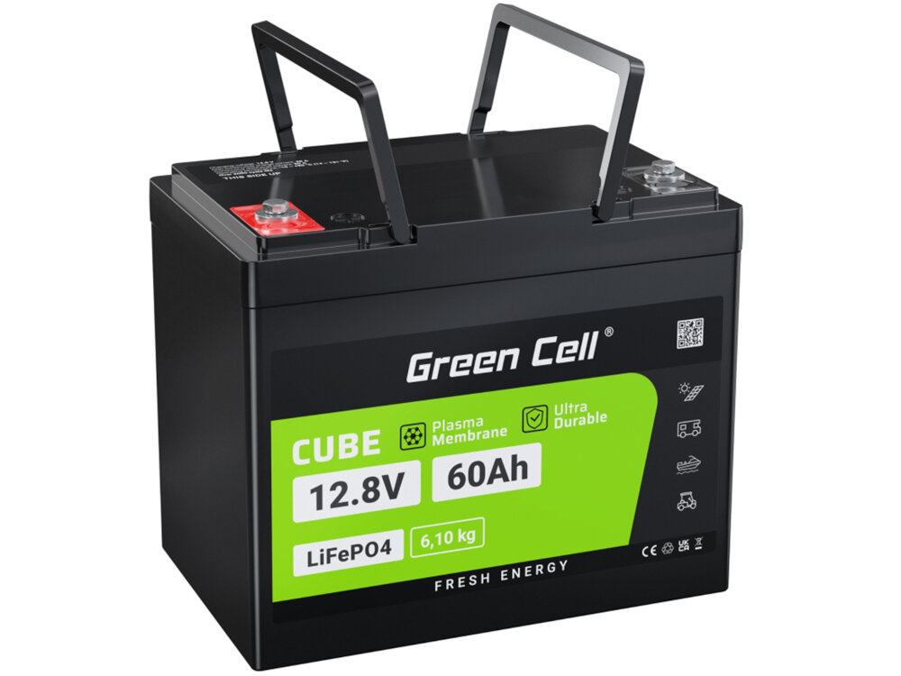 Akumulator GREEN CELL LiFePO4 12.8V 60Ah