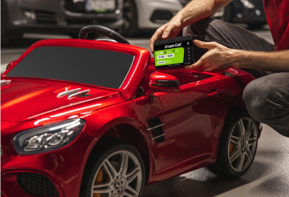 Akumulator GREEN CELL CAV08 12Ah 12.8V zrodlo zasilania przenosny mobilnosc bezpieczny