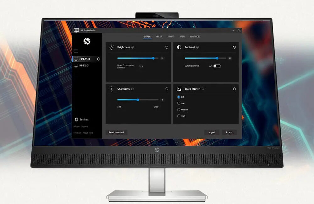 Monitor HP M27 Webcam 27 1920x1080px IPS AMD FREESYNC