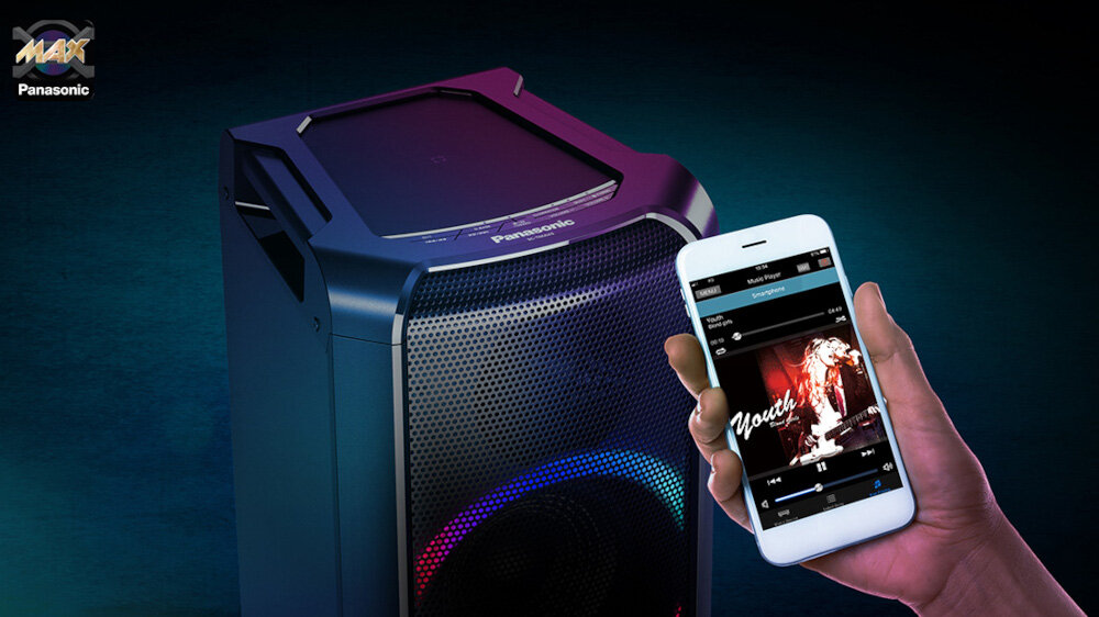 Power audio PANASONIC SC-TMAX5EG-G - bluetooth