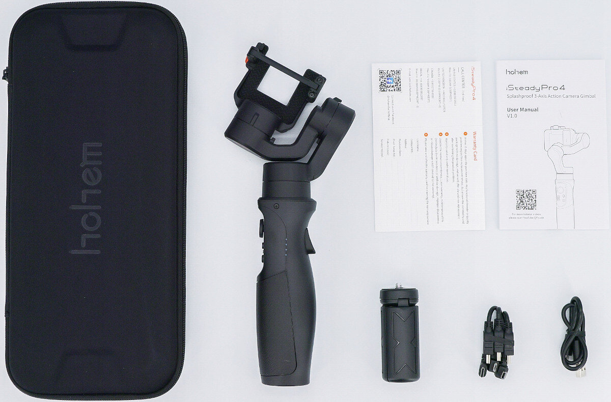 Gimbal reczny HOHEM iSteady Pro4 Czarny zestaw