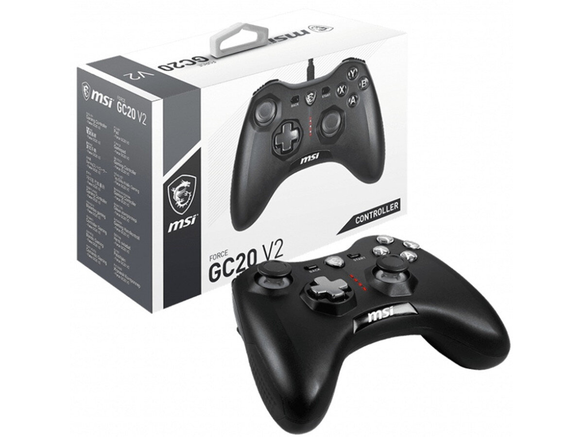 Kontroler MSI Force GC20 V2 zawartosc opakowania
