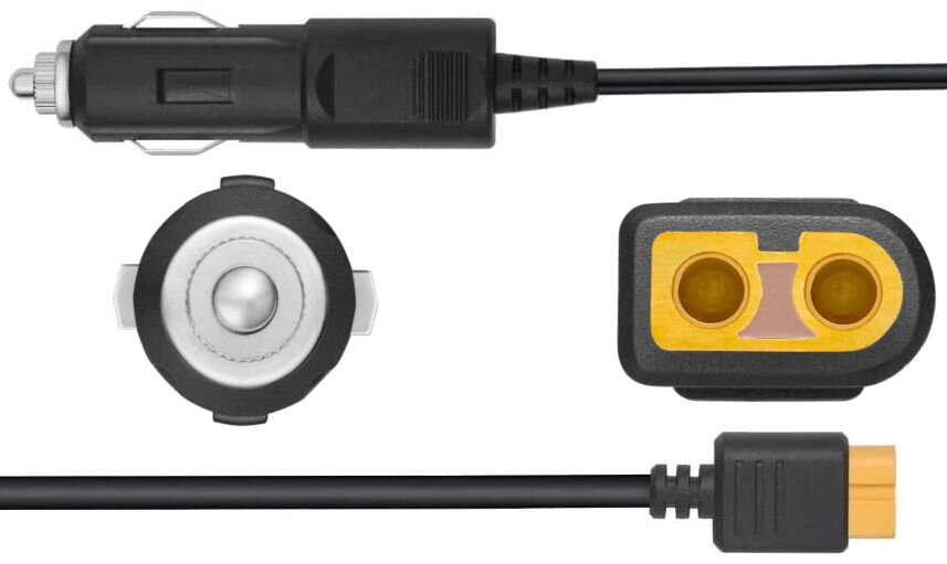 Kabel ECOFLOW XT60 do ładowarki samochodowej 1.5 m xt60 wtyczka samochodowa