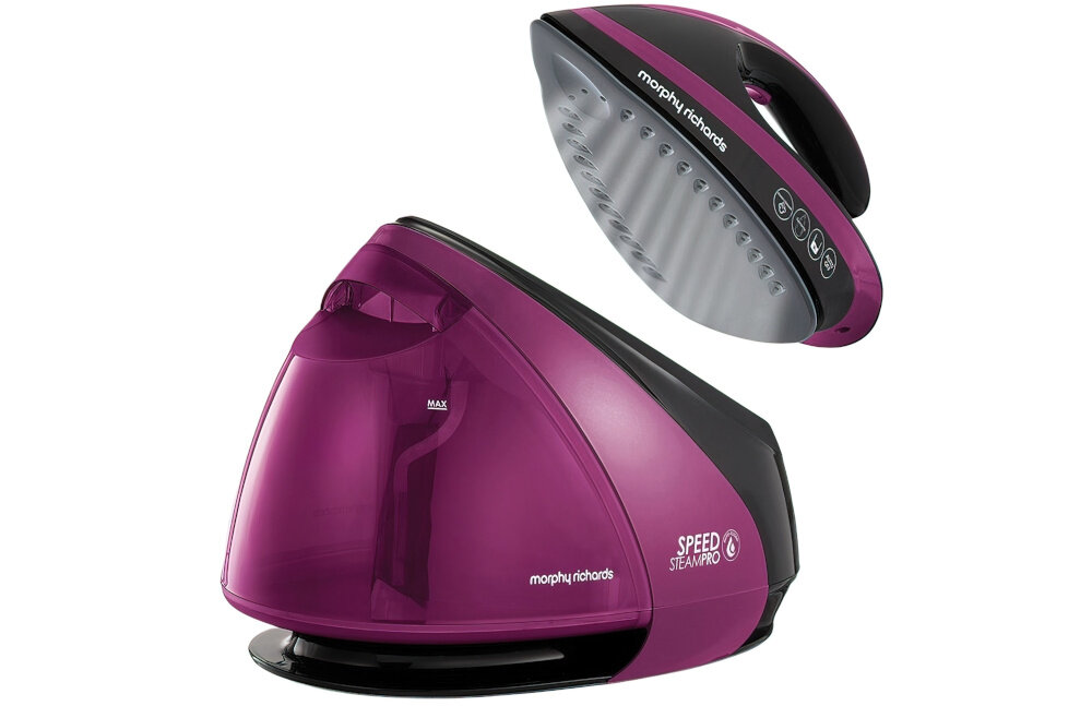 Generator pary MORPHY RICHARDS Speed Steam Pro Pressurised Technologia automatycznego czyszczenia