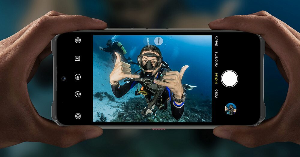 Smartfon OUKITEL WP13 ekran bateria wydajność aparat sterowanie pamięć ram procesor obudowa porty ładowanie muzyka głośniki dźwięk pojemność rozdzielczość opis dane zestaw