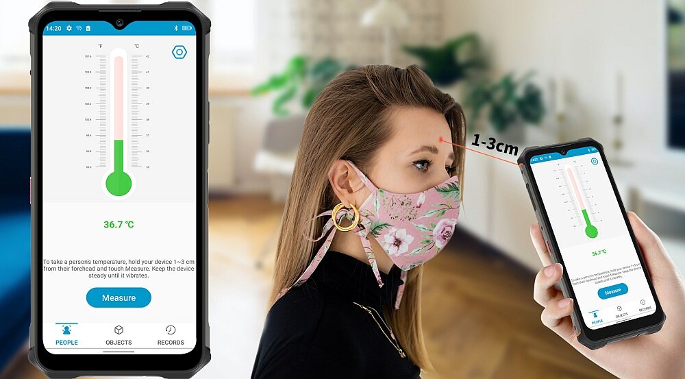 Smartfon OUKITEL WP13 ekran bateria wydajność aparat sterowanie pamięć ram procesor obudowa porty ładowanie muzyka głośniki dźwięk pojemność rozdzielczość opis dane zestaw