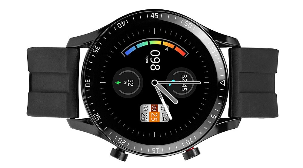 Smartwatch TRACER SM5 Argo ekran bateria czujniki zdrowie sport pasek ładowanie pojemność rozdzielczość łączność sterowanie krew puls rozmowy smartfon aplikacja 