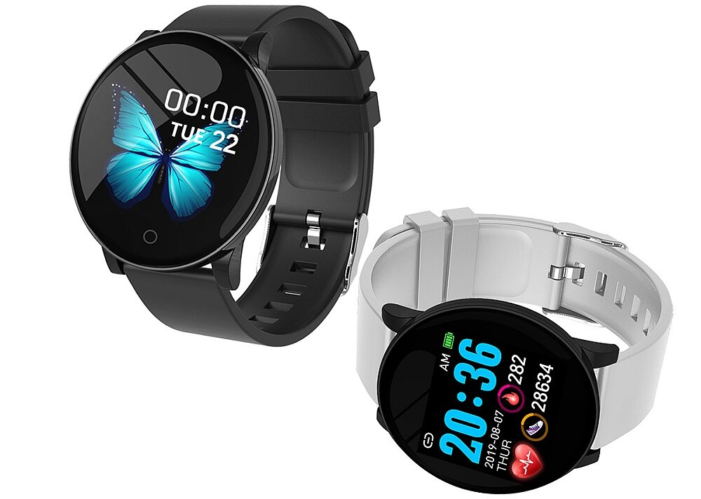 Smartwatch TRACER T-Watch TW9 NYX ekran bateria czujniki zdrowie sport pasek ładowanie pojemność rozdzielczość łączność sterowanie krew puls rozmowy smartfon aplikacja 