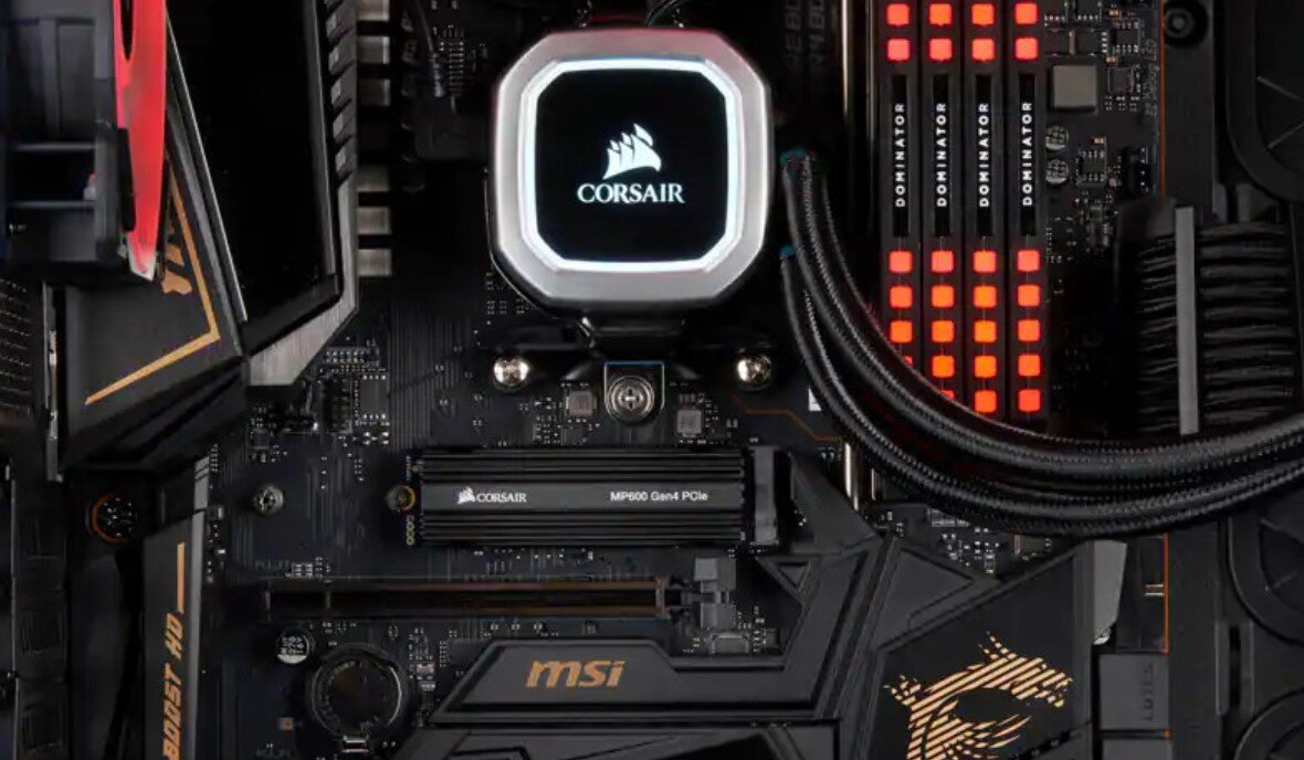 Dysk CORSAIR Force Series MP600 1TB SSD Wymiary waga kolor pojemność niezawodność trwałość prędkość odczytu prędkość zapisu