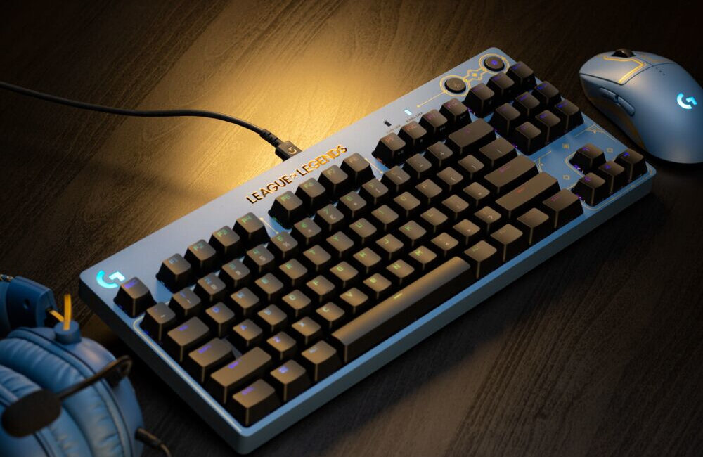 Klawiatura LOGITECH G Pro League of Legends Edition odłączany kabel microUSB przewód