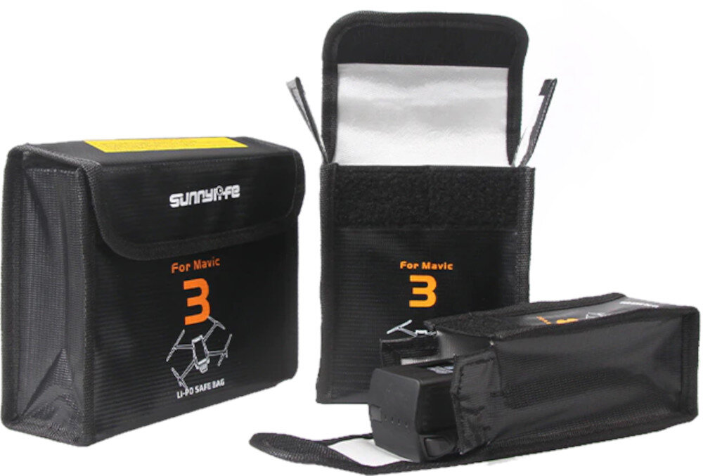 Futerał na baterie SUNNYLIFE M3-DC104-1 do Dji Mavic 3 przechowywanie transport ochrona ognioodporność