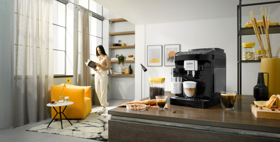 Кофемашина DELONGHI Magnifica Evo ECAM290.61.B Черный, свежий, ароматный вкус
