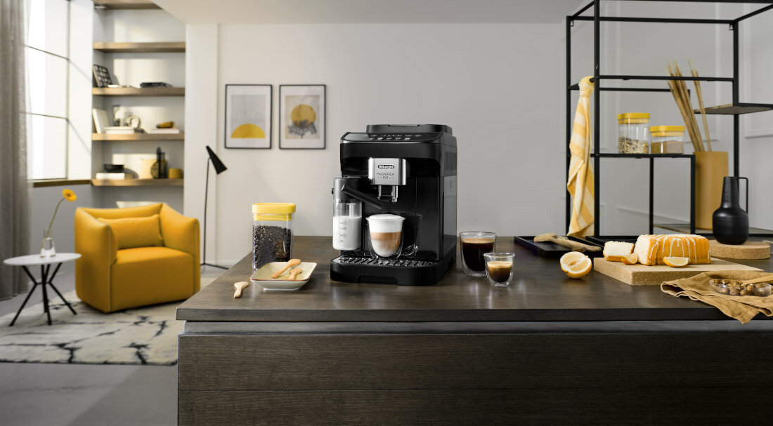 Кавоварка DELONGHI Magnifica Evo ECAM290.61.B Чорна програма жорсткості води