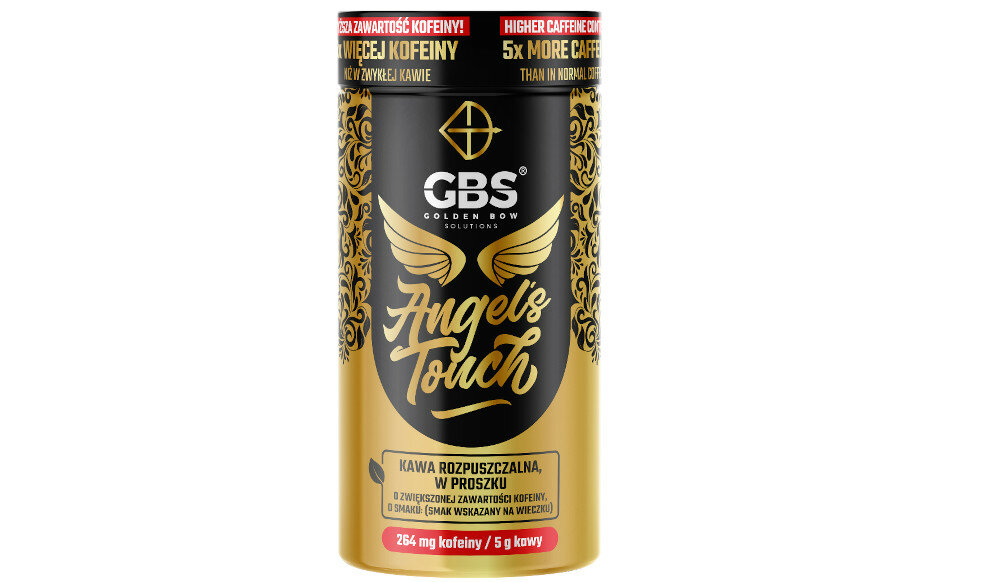 KAWA ROZPUSZCZALNA GBS ANGEL S TOUCH aromat smak kofeina