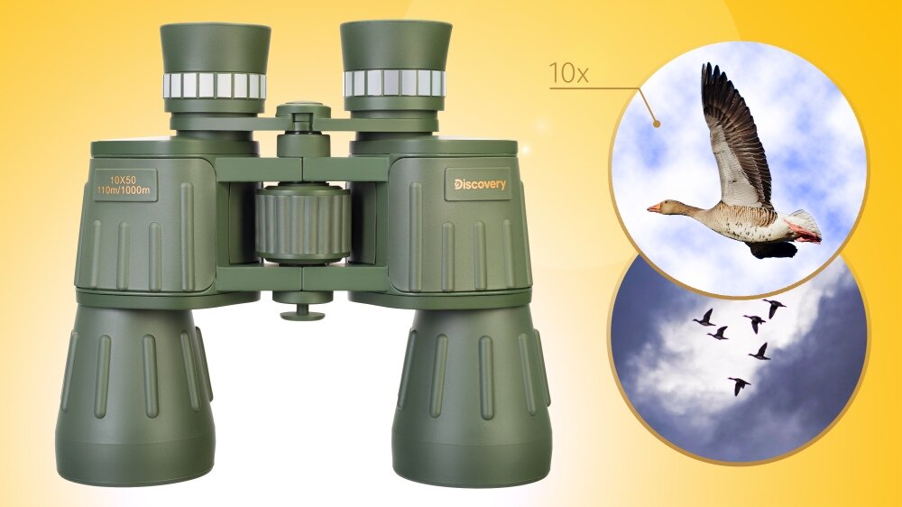 Lornetka DISCOVERY Field obraz stabilność powiększenie aktywny tryb życia dzika przyroda