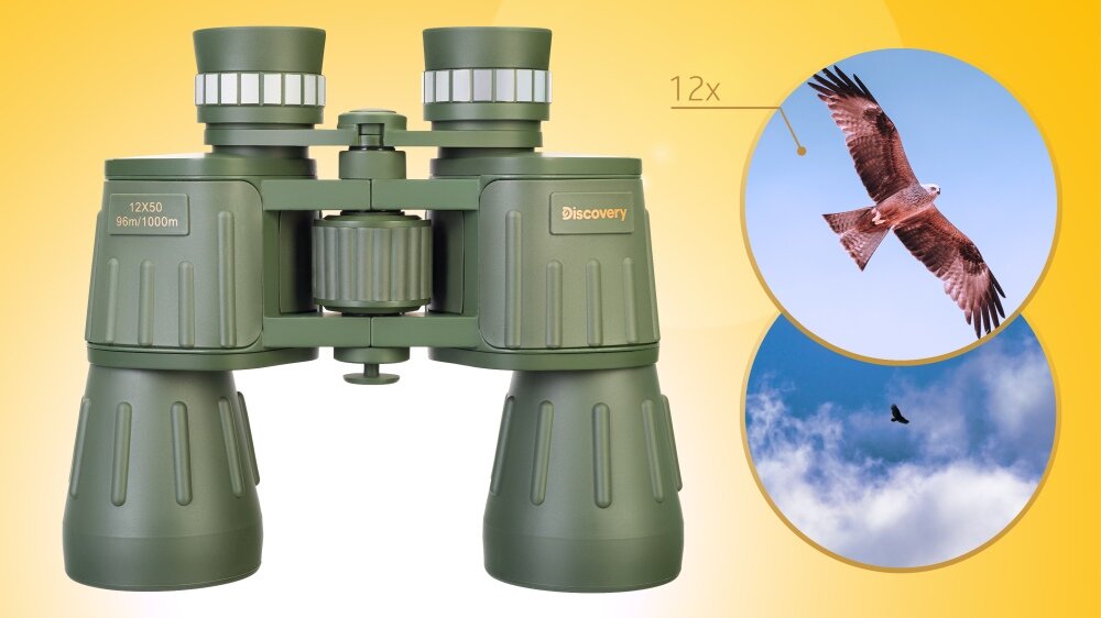 Lornetka DISCOVERY Field obraz stabilność powiększenie aktywny tryb życia dzika przyroda