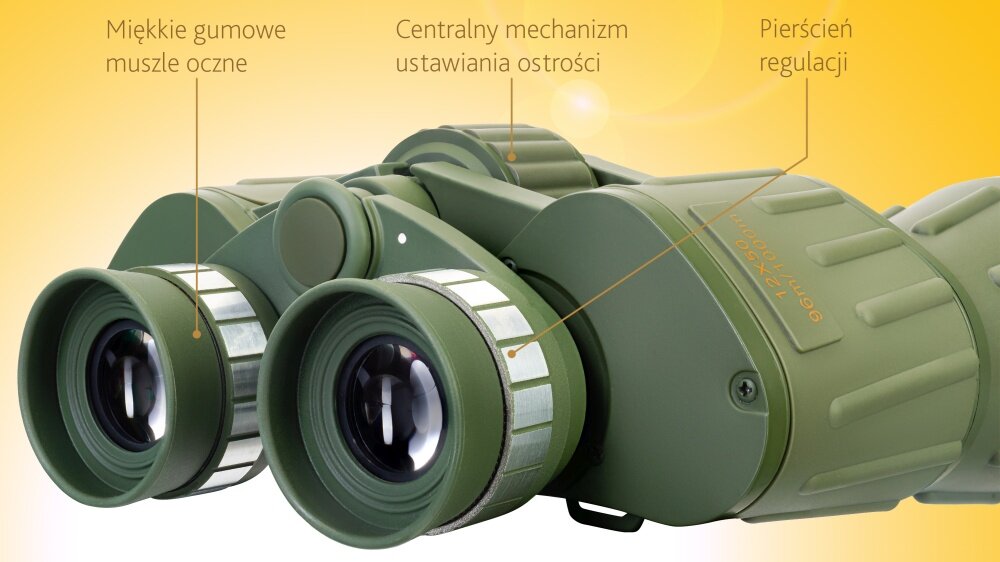Lornetka DISCOVERY Field indywidualne potrzeby użytkownika ustawianie ostrości mechanizm 