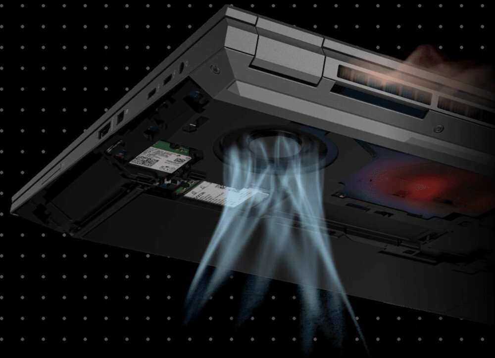 Laptop HP ZBook Fury G8 temperatura chłodzenie wentylatory