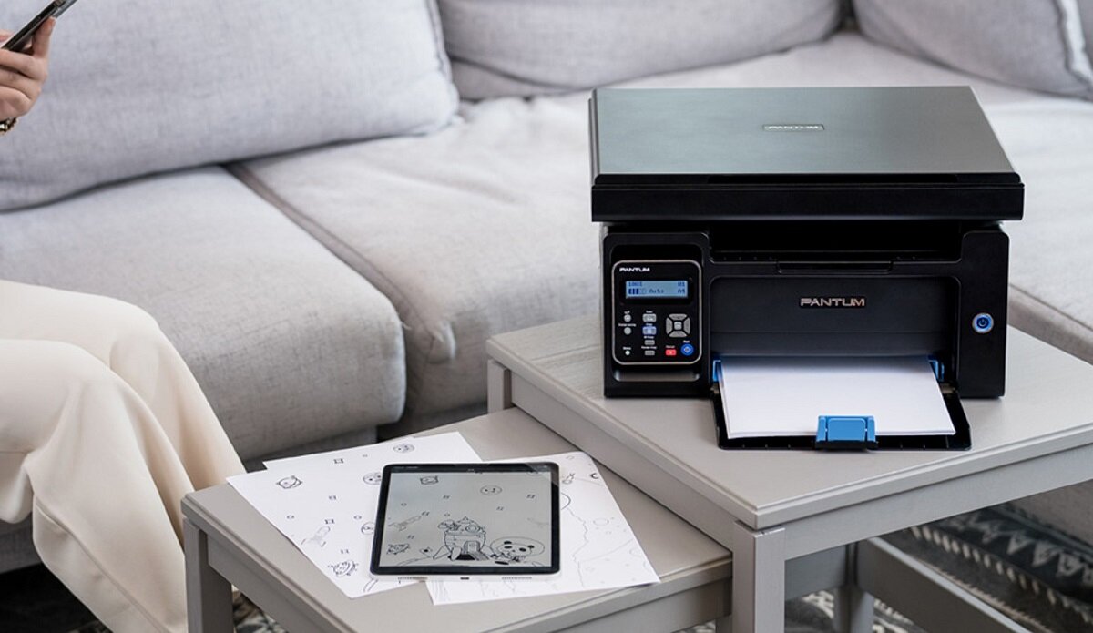 Urządzenie PANTUM M6500NW 3 w 1 jakość drukowanie kopiowanie skanowanie USB wi-fi wydajność obsługa aplikacja Ethernet bezprzewodowa smartfon komputer tablet