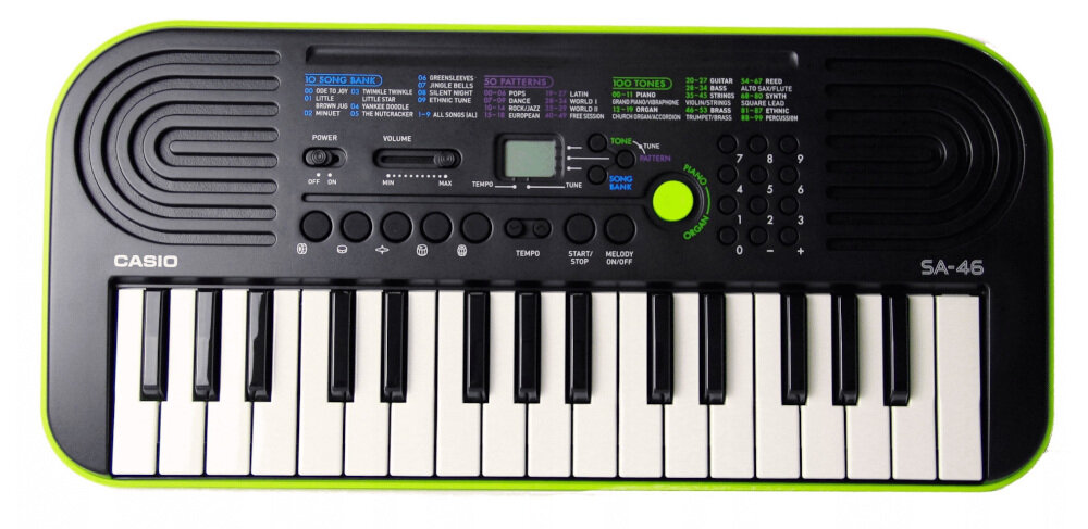 Telewizor Keyboard CASIO MU SA-46 - wyświetlacz