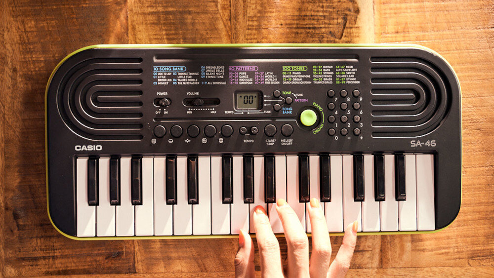 Telewizor Keyboard CASIO MU SA-46  - głośniki