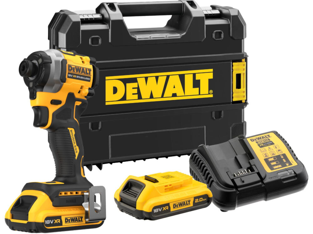 Zakrętarka udarowa DEWALT DCF850D2T-QW elementy zestaw