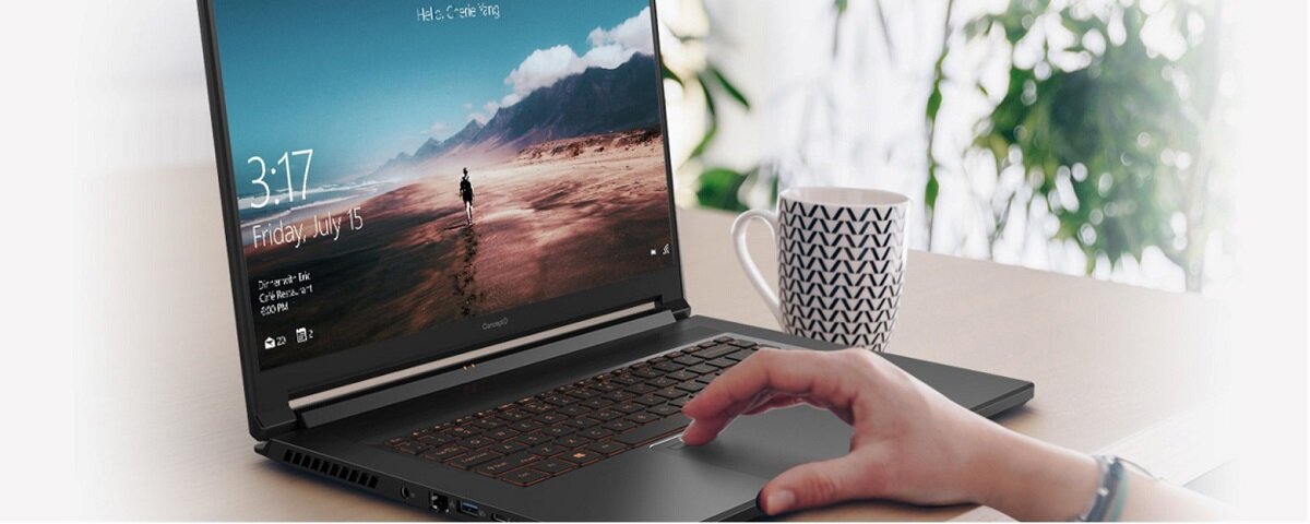 Laptop ACER ConceptD 5 Bezpieczne logowanie jednym dotknięciem