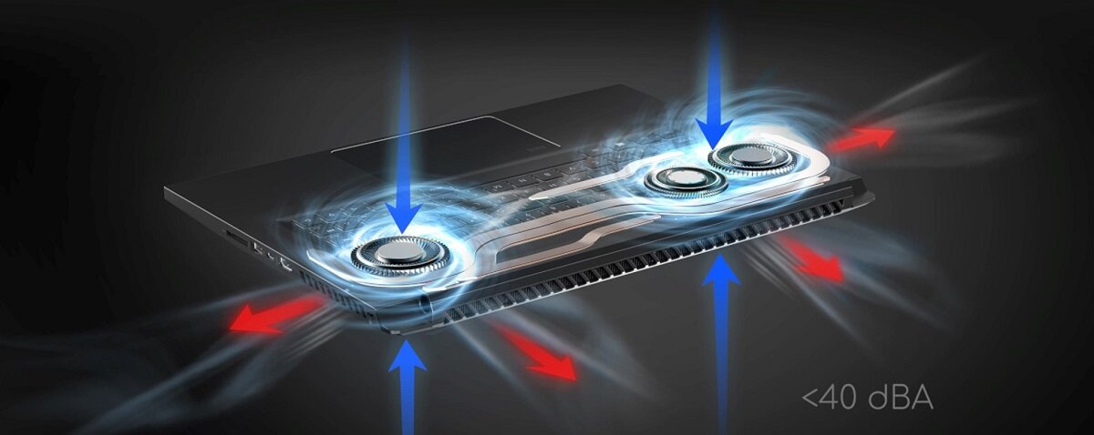 Laptop ACER ConceptD 5 Wydajny układ chłodzenia