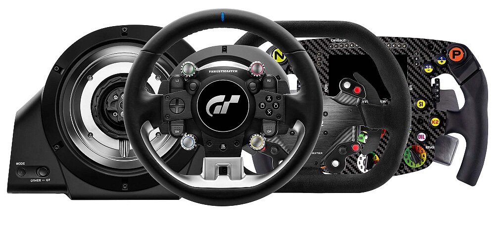 Kierownica THRUSTMASTER T-GT II konsola komputer wyścigi granie silnik zasilanie gry sterowanie kierownica kompatybilność