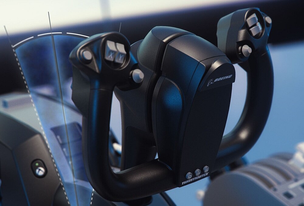 Joystick THRUSTMASTER Yoke Pack Boeing Edition XBOX Series PC pilot samolot sterowanie latanie symulator przepustnica opis cechy kompatybilność