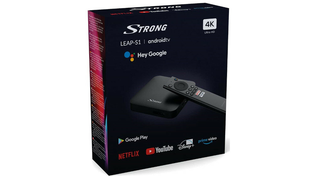 Odtwarzacz multimedialny STRONG 4K UHD LEAP-S1  - wifi