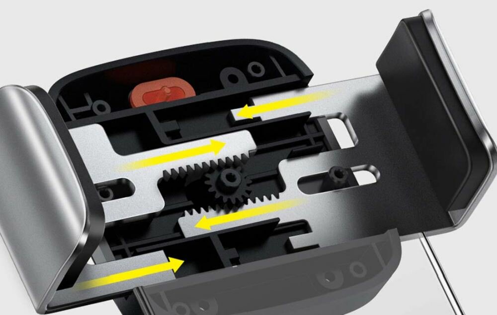 Uchwyt na telefon BASEUS Easy Control Clamp Czarny stabilnosc