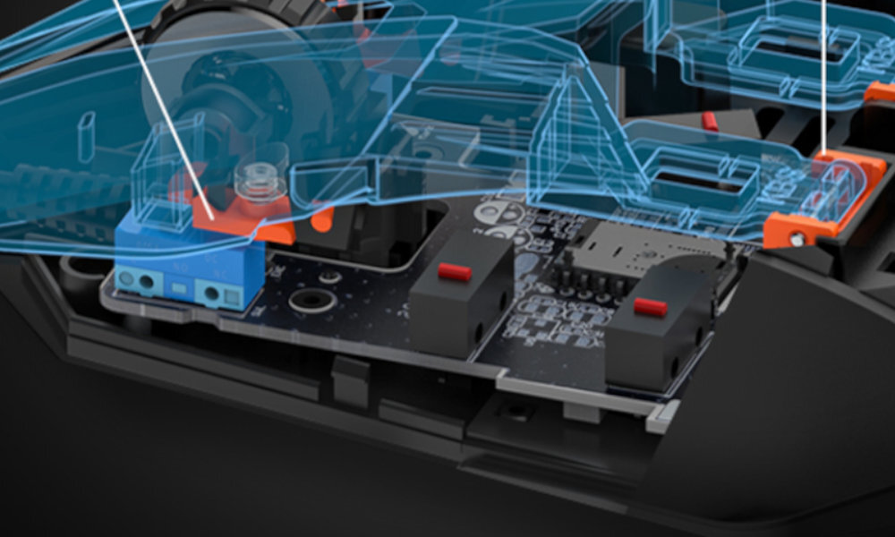 Mysz DAREU A970 RGB Pełna programowalność