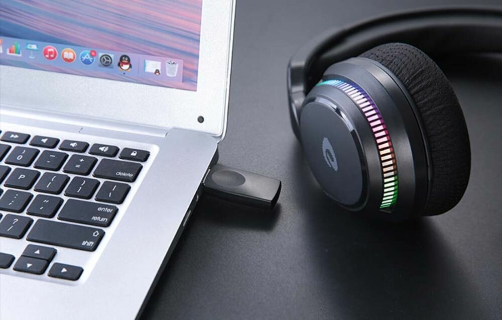 Słuchawki DAREU A710 dopasowanie kompatybilnosc bluetooth wejście słuchawkowe