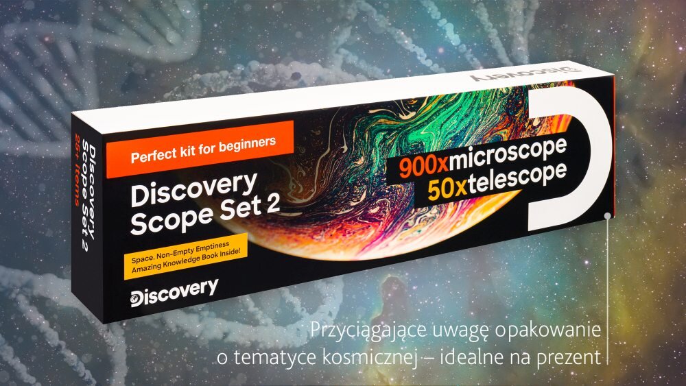 Zestaw DISCOVERY Scope 2 z książką kolorowe opakowanie