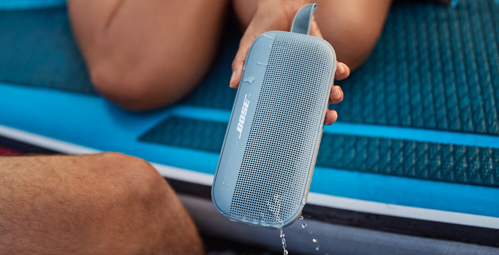 Głośnik mobilny BOSE SoundLink Flex ODPORNOSĆ WYTRZYMAŁOŚĆ CERTYFIKAT