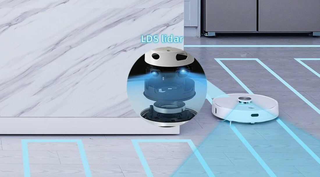 Robot sprzatajacy IMILAB V1 czujniki prog przeszkody aplikacja